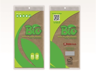 Producto Bio Kraft Paper Bags square bottom Unibol
