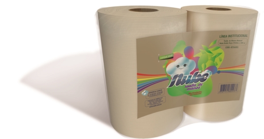 Imagen producto Nube Natural Hand Towel Roll 100 meters Two Ply x 2 rolls 1
