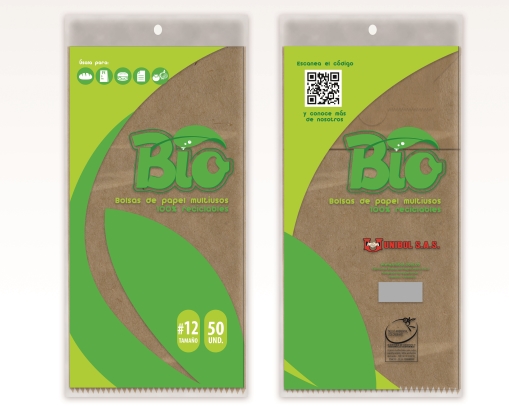 Imagen producto Bio Kraft Paper Bags square bottom 3