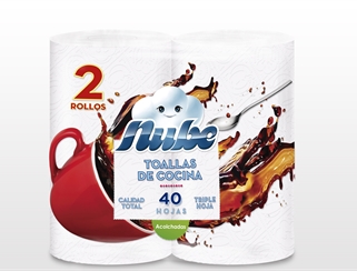 Producto Nube Paper Towel TH x 80 x 2 rolls Unibol
