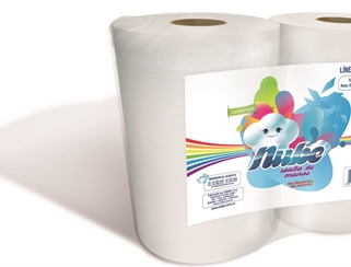 Producto Nube White Hand Towel Roll  100 meters Two Ply x 2 rolls Unibol