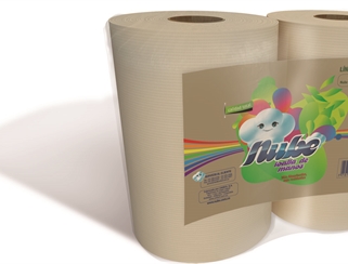 Producto Nube Natural Hand Towel Roll 150 meters Two Ply x 2 rolls Unibol