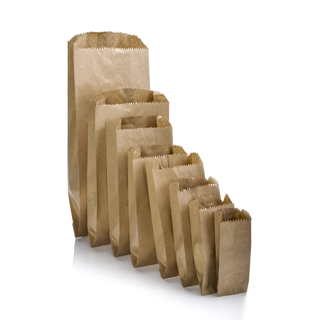 Tamaños de bolsas kraft