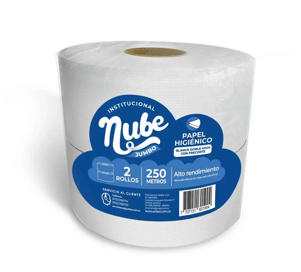 Papel higiénico jumbo 250