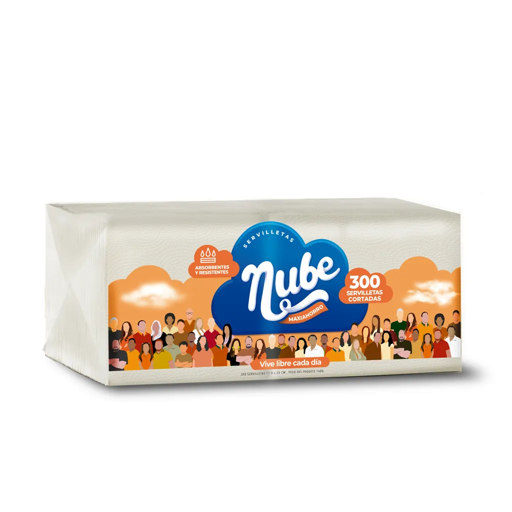 Servilleta cortada x 300