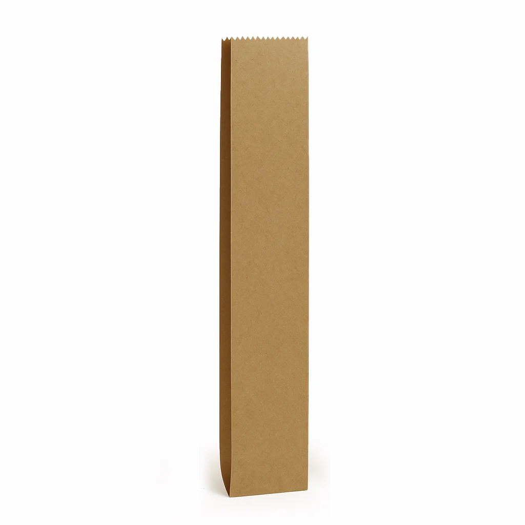Bolsa de papel kraft para baguette